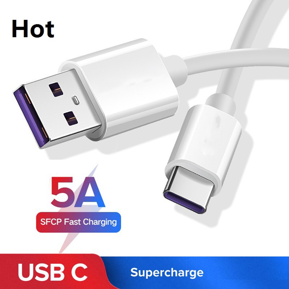 Ricarica rapida USB C Tipo C Cavo 5A per Huawei Lite Pro Cavo di Ricarica USB per Huawei P20