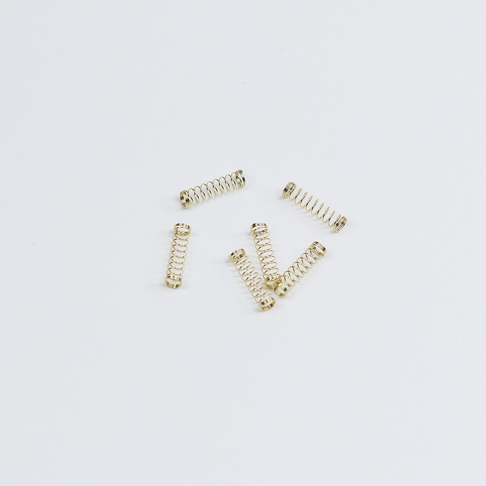 110pcs Gold Switch Springs 35g/45g/60g/62g/67g/78g/80g/150g for Diy cherry mx Mechanical Keyboard
