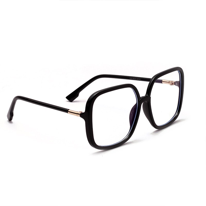 Unisex Anti Blue Ray Computer Glasses Frame Men Women Screen Radiation Eyewear Office Gaming Goggle UV Blocking Eye Spectacles: Black