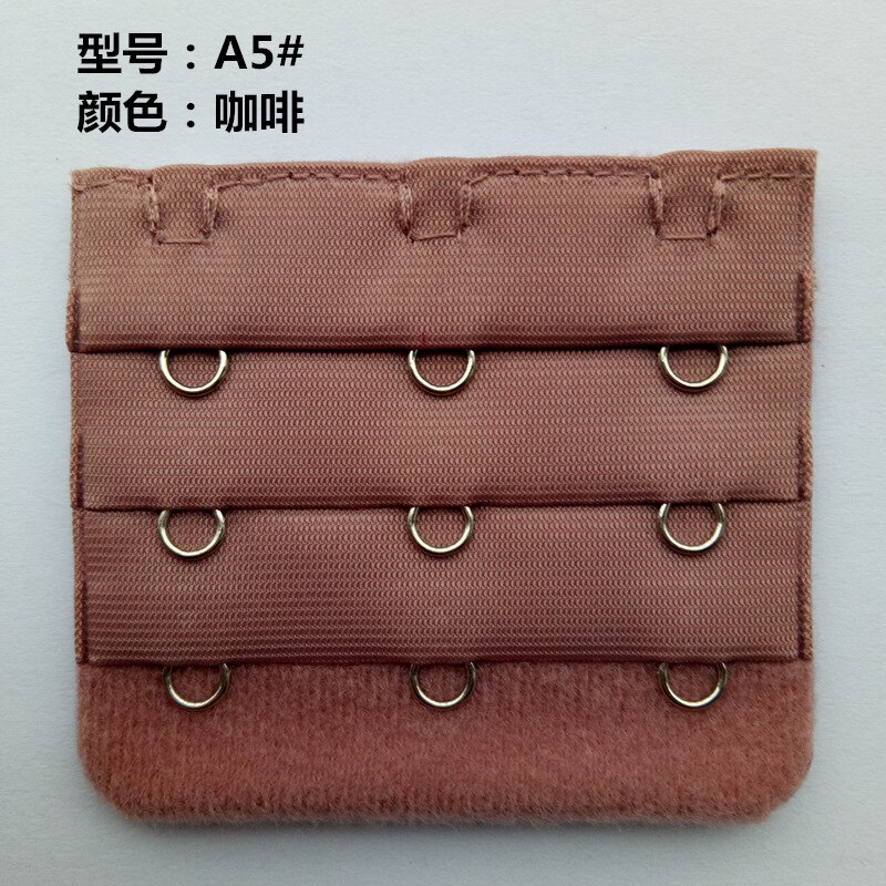 Extensores de sujetador de acero inoxidable para mujer, 3 filas * 3 hebillas, ganchos, hebilla de extensión de ropa interior, accesorios íntimos, 2 unids/lote: Style 10
