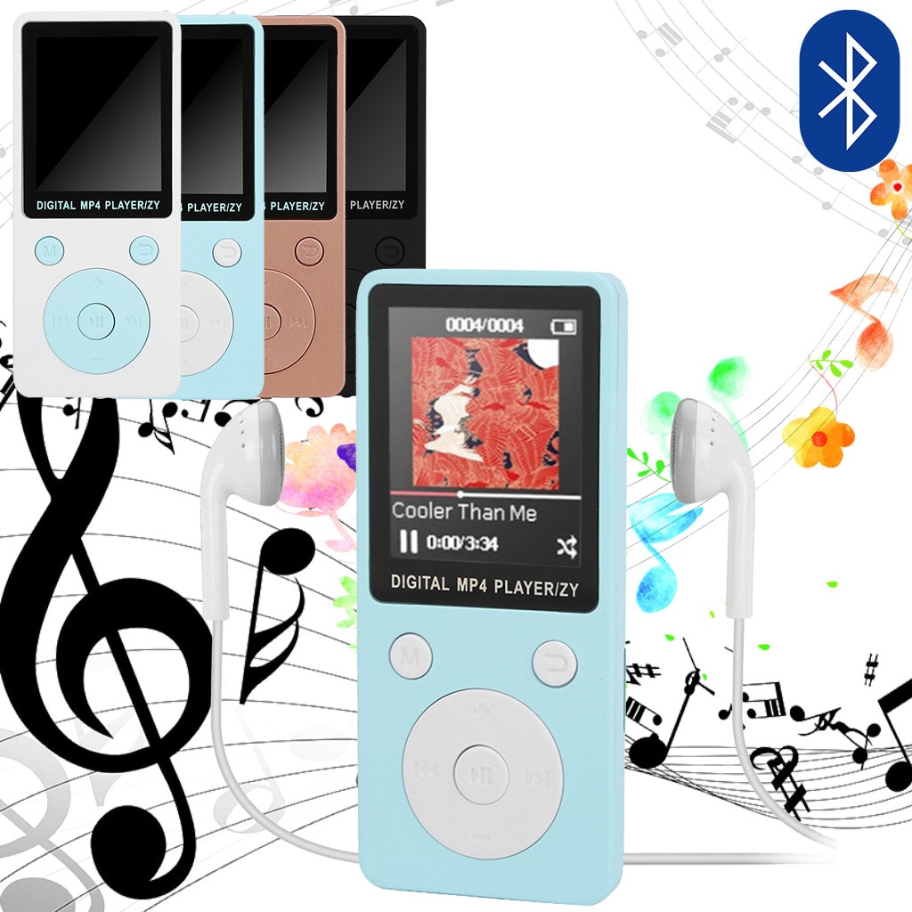 #10 Portable bluetooth MP3 Player Colour Screen FM Radio Video Games Movie Lossless sound noise reduction