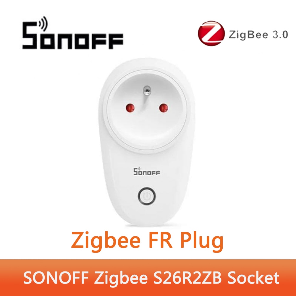 SONOFF ZB-llave electrónica USB Dongle Plus Zigbee 3,0, analizador inalámbrico Zigbee Gateway, Zigbee2MQTT ZHA, captura con antena: Zigbee FR Plug