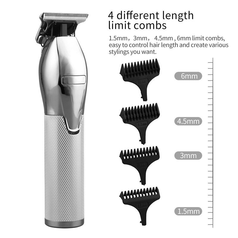 outliner Hair Trimmer Hair Clipper Beard Barber Rechargeable Hair Cutting Machine Men barber electric haircut