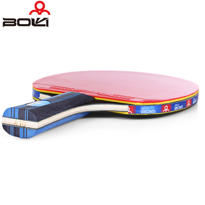 Raqueta de tenis de mesa de 2 unidades, raqueta de Ping Pong de doble cara con mango largo y corto, con bolsa y 3 pelotas,