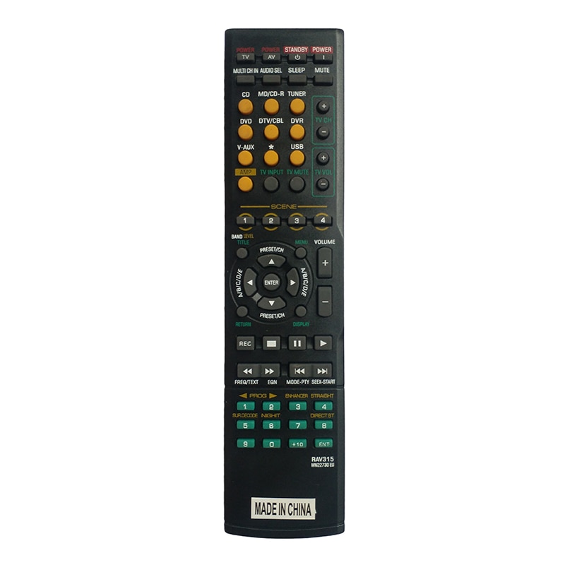 A distanza di Controllo Per Yamaha AV Ricevitore RX-V461 HTR-6040 HTR-6050 WN22730EU RX-V730 RX-V3800 HTR6040G RXV561