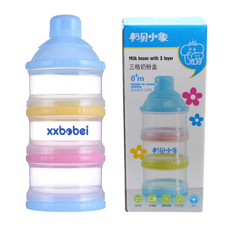 1-2 Floor Formula Milk Storage PP Baby Milk Powder Container Melkpoeder Container Outdoor Formula Dispenser