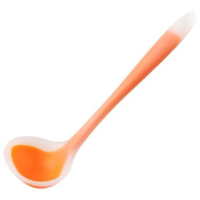 Cuchara de silicona antiadherente para sopa, utensilios de cocina resistentes a altas temperaturas, para arroz, antiquemaduras