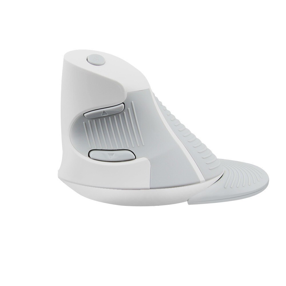 Delux M618 Vertical Wireless Mouse Ergonomic Optical Gaming Mice 800-1200-1600DPI USB Computer Mouse With MousePad For Mac PC