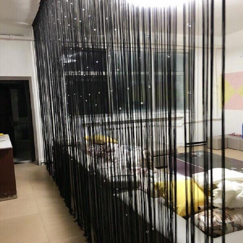 Beaded Curtain String Beads Door Curtains Thread Window Wall Panel Room Divider Doorway Home Living Room Wedding Decor