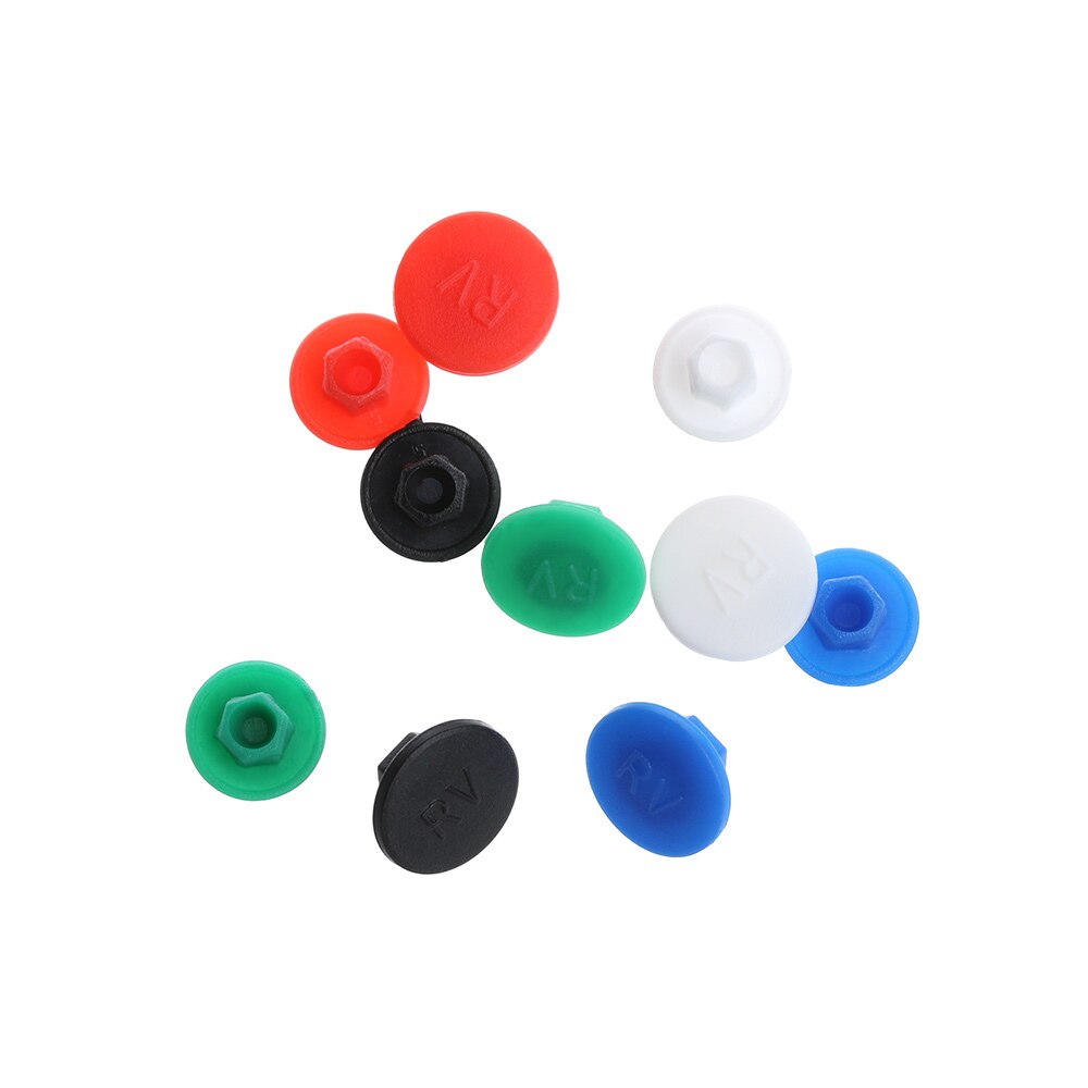 10Pcs M5/M6 Schroef Cap Hexagon Bolt Cover Fiets Stuurpen Beschermende Gadget Stofdicht Fiets Accessoires Outdoor Fietsen