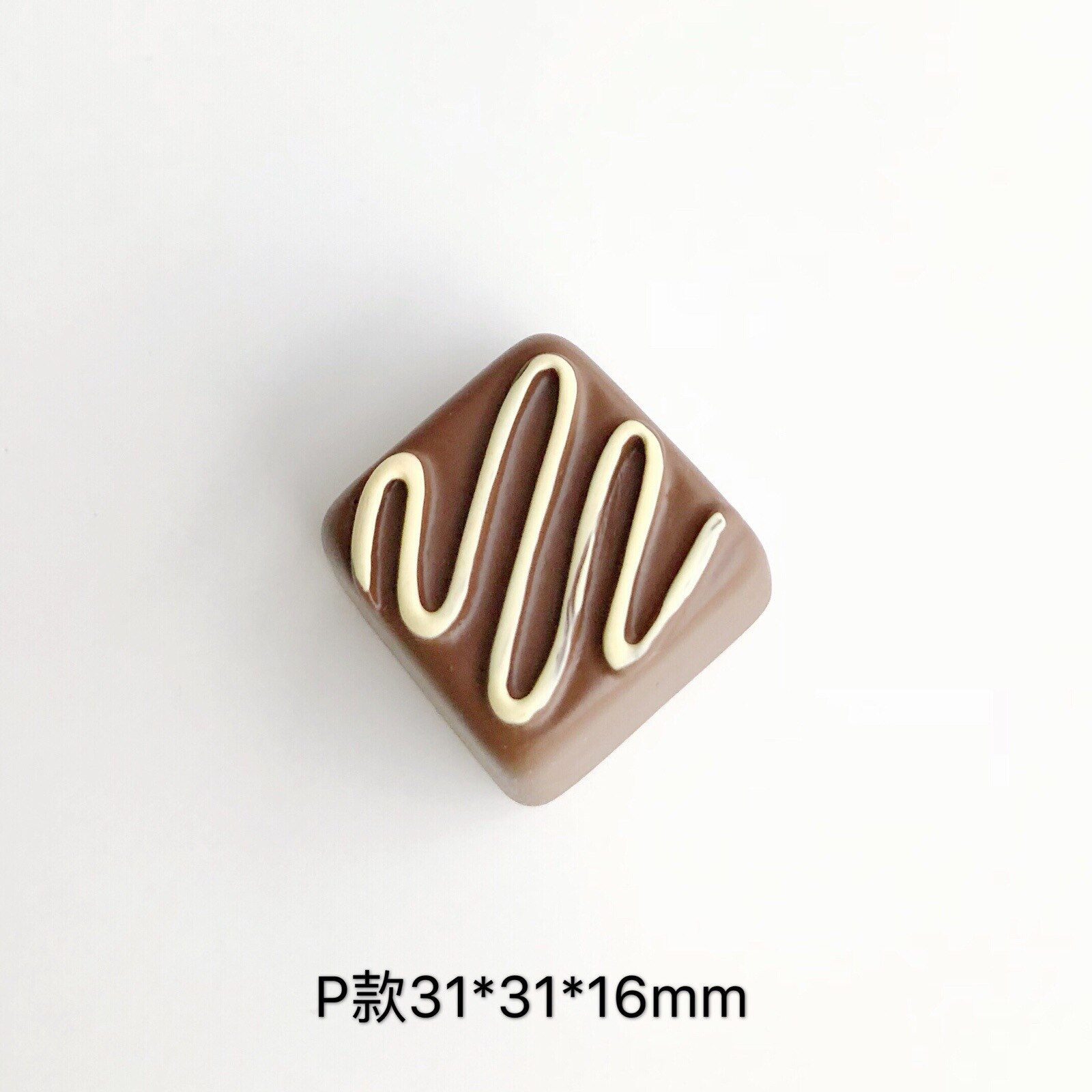 paste fridge magnet Simulation food chocolate refrigerator paste magnet candy room decoration paste note messages: 08