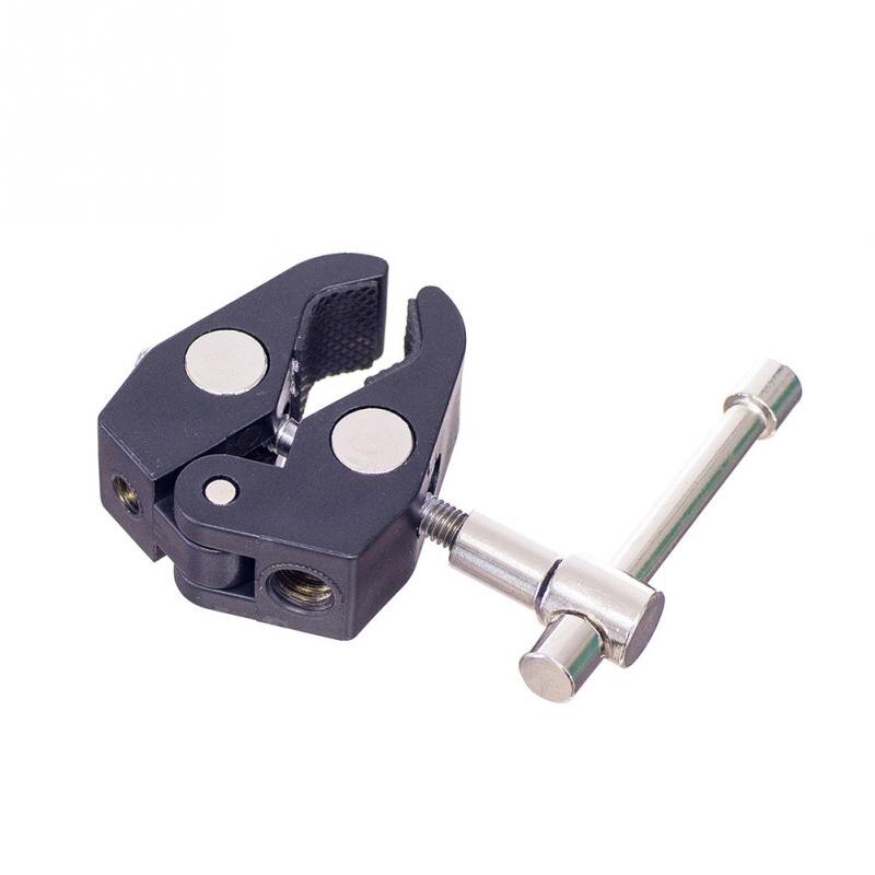 DSLR Rig LCD Monitor Studio Light Metal Crab Pliers Clip Super Clamp Camera Studio Accessories