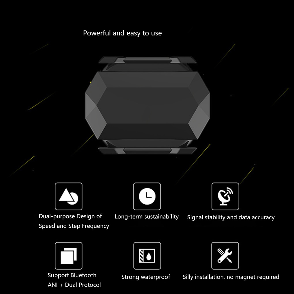 Fahrrad Computer Tacho ANT + Speed Cadence Sensor Drahtlose Fahrrad Bluetooth 4,0 Radfahren für GARMIN IGPSPORT Bryton