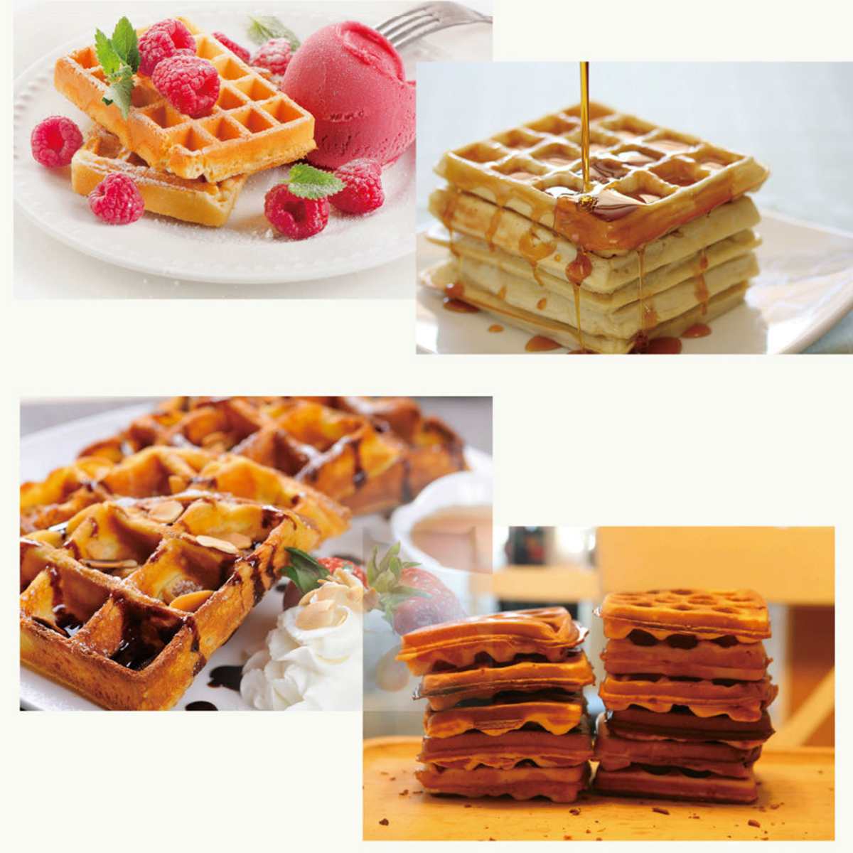 750W Multifunction Electric Waffles Maker Stainless steel Sandwich Maker Machine Bubble Egg Cake Oven Breakfast Waffle Machine