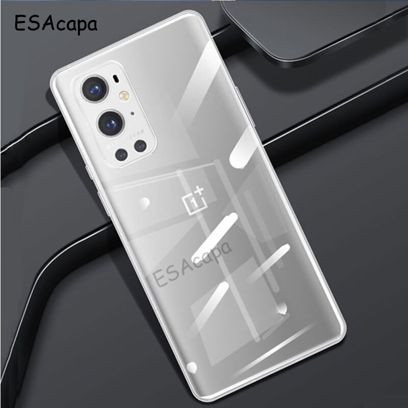 Ultra-Dunne Transparante Siliconen Shockproof Case Voor Oneplus 9 Pro Case Bescherming Camera Lens Soft Tpu Back Cover Voor een Plus 9: For Oneplus 8T