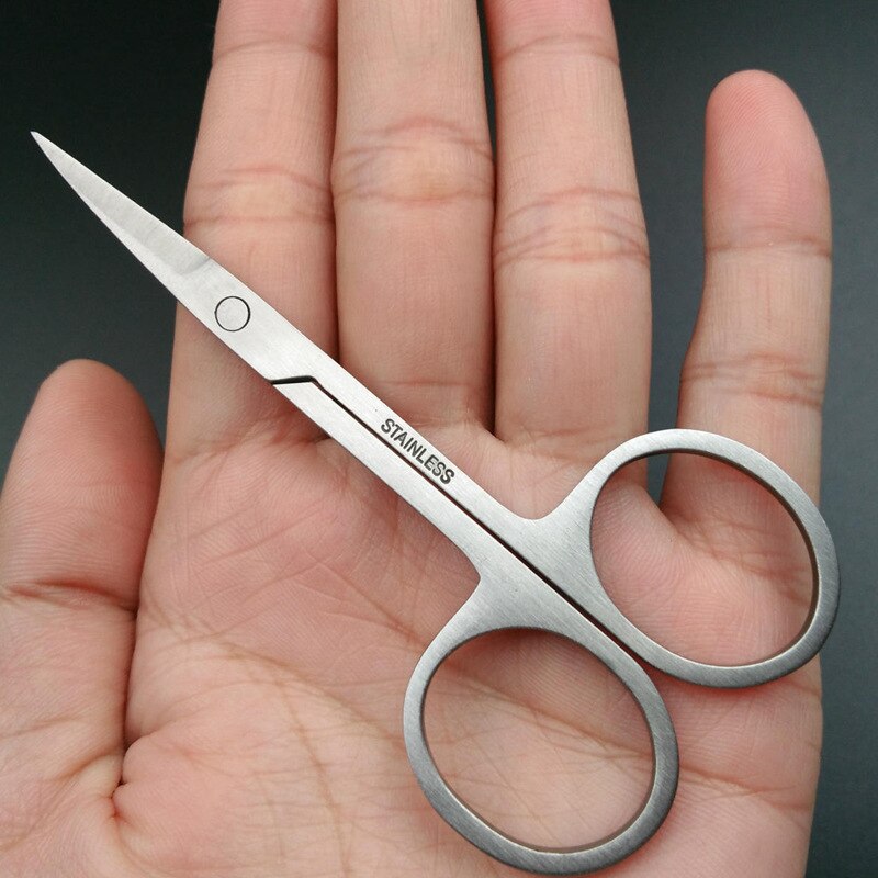 20 Stks Professionele Scissor Voor Nagels Cuticle Schaar Gebogen Pedicure Makeup Tools Rvs Dode Huid Remover Manicure