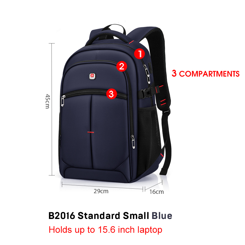 Balang Laptop Rugzak Mannen Vrouwen Bolsa Mochila Voor 14-17Inch Notebook Computer Rugzak Schooltas Rugzak Voor tieners: Standard Small BU