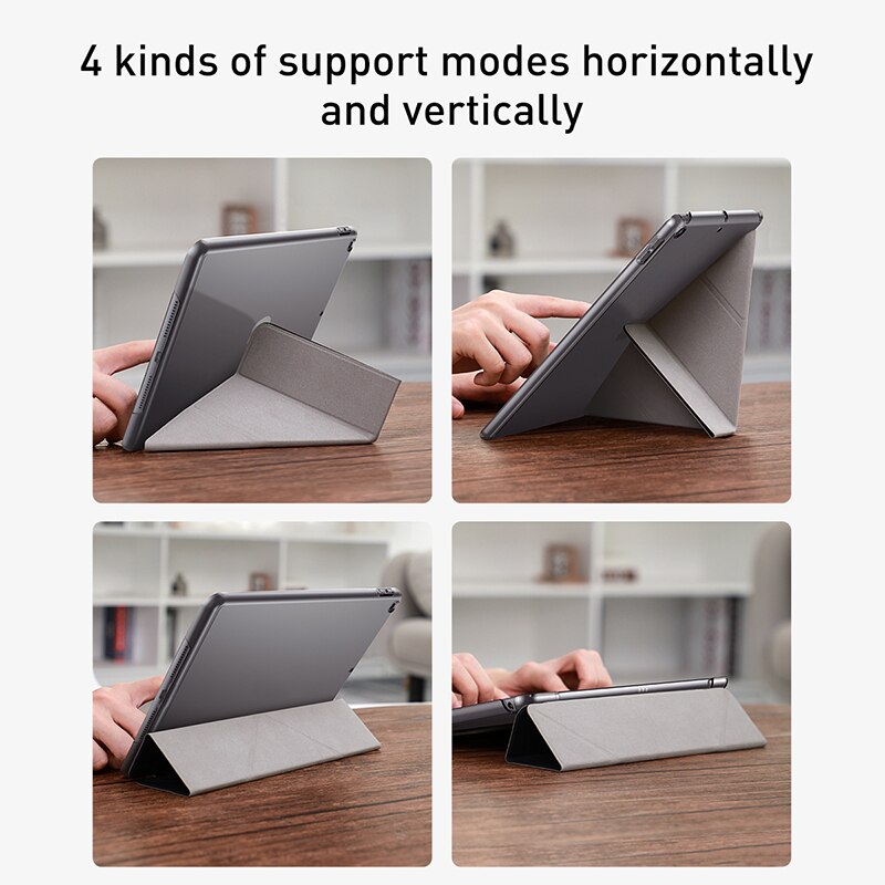Baseus Smart Case for iPad 10.2" 7th Gen - Auto Sleep/Wake, Full Protection, Lightweight Stand