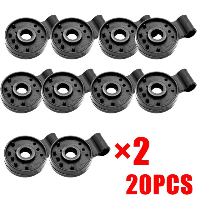 10/50Pcs Zonnescherm Netto Clip Tuingereedschap Kas Schaduwdoek Fix Klem Plastic Tule Fence Netting Installatie Haak: 20pcs