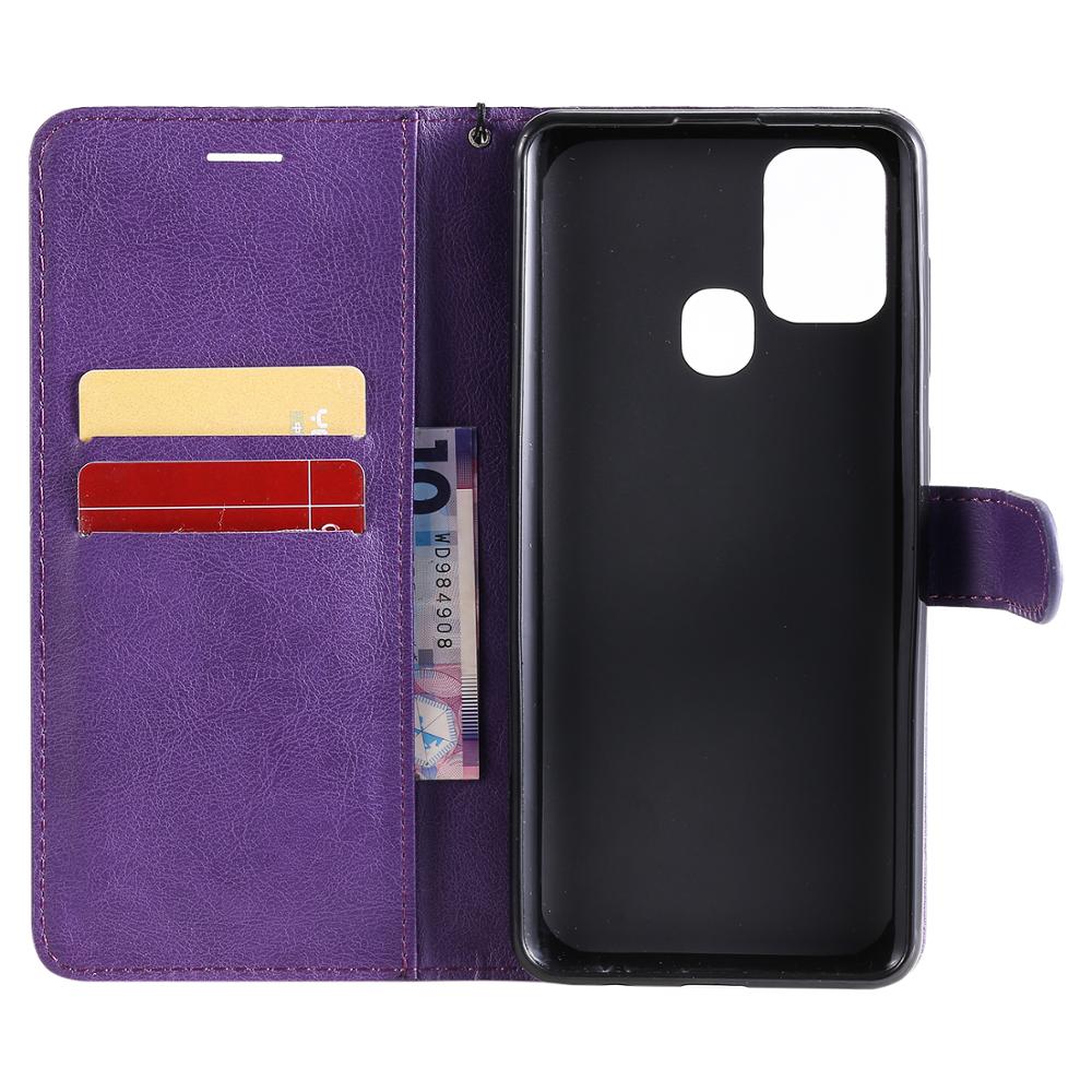 A21S Case On For Samsung Galaxy A21s Case Flip Wallet Leather Phone Case For Coque Samsung A21 S A 21S A 21 S A217F Case Cover