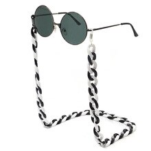 Mode Leesbril Ketting Voor Vrouwen Acryl Zonnebril Kettingen Lanyard Anti-Slip Cord Holder Neck Strap Touw