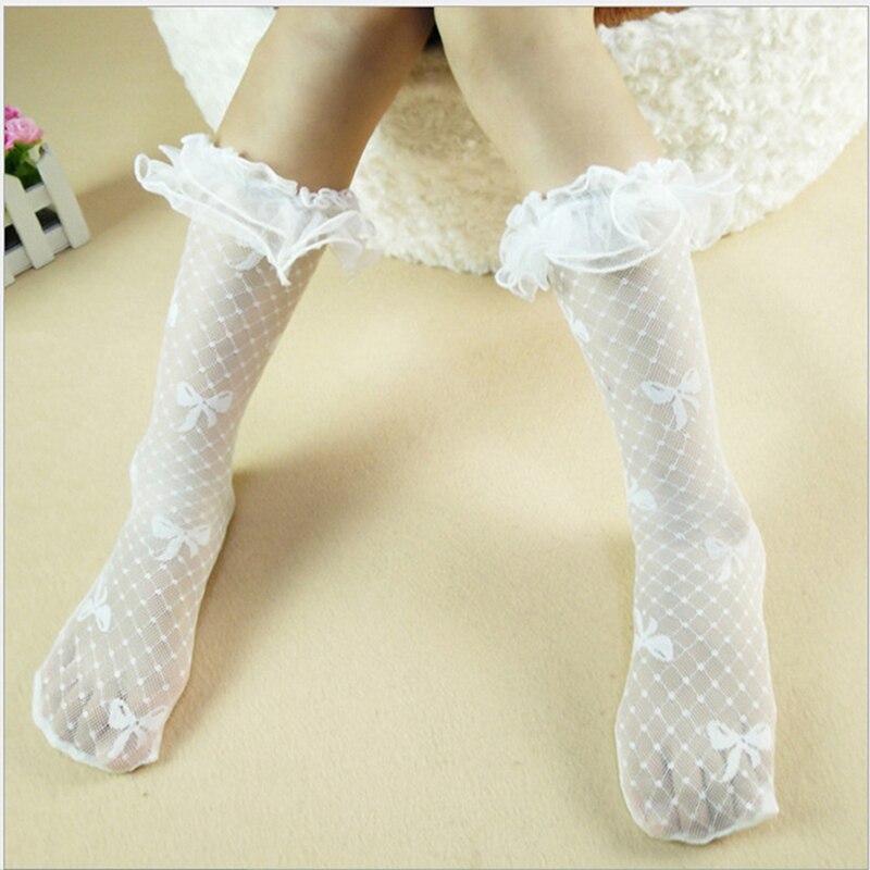 Summer Baby Girls Kids Toddler Lace Ruffle Princess Mesh Socks Children Breathable Ankle Sock