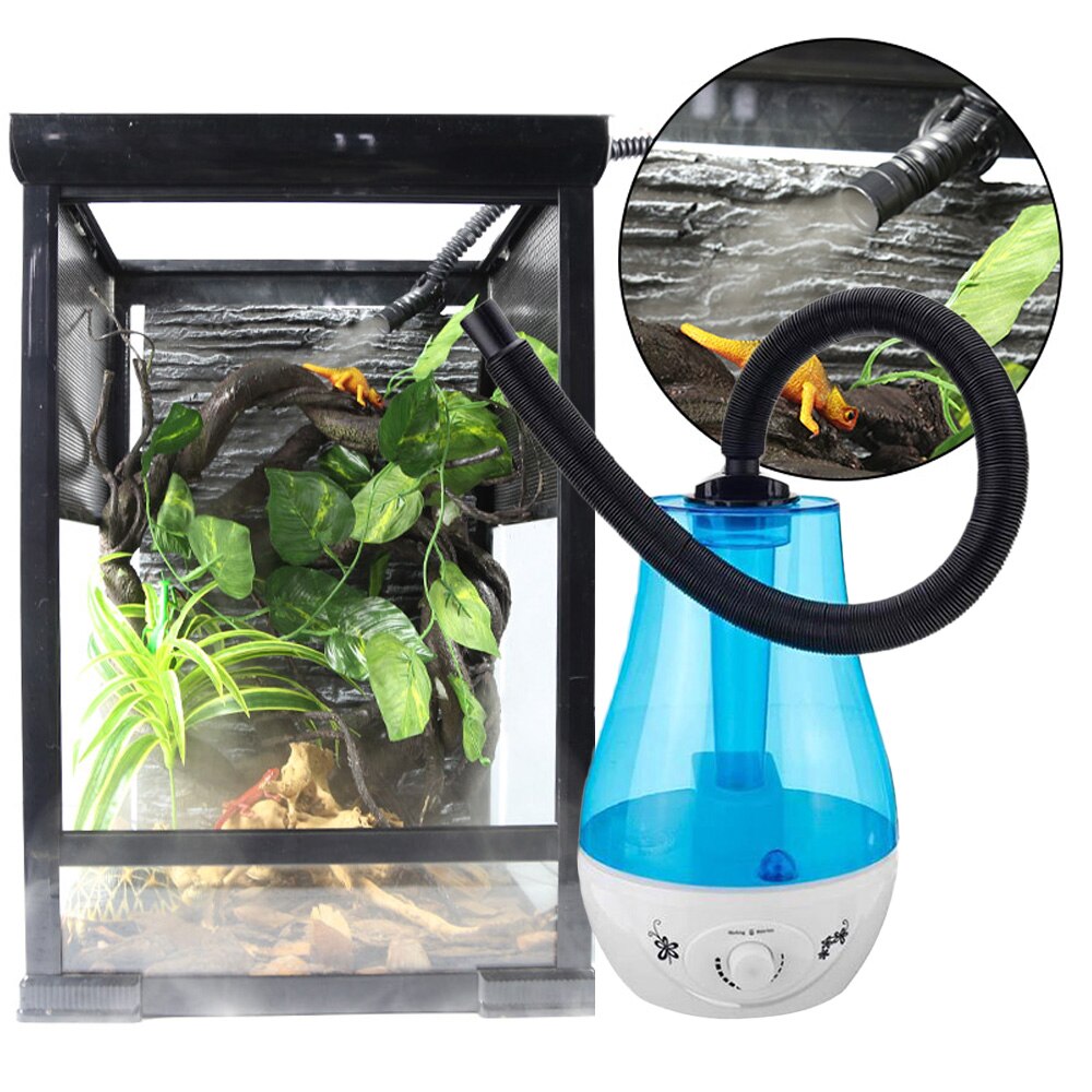 3L/4L Large Capacity Tortoise Humidifier Vivariums Lizard Super Fogger For Reptile Terrarium Moisturizing Mute Portable