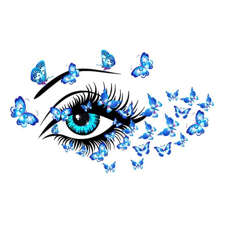 3D Vivid Stylish Simple European Style Eye DIY Wall Stickers For Rooms Wall Decorations Living Room Wall Decals Posters: 6