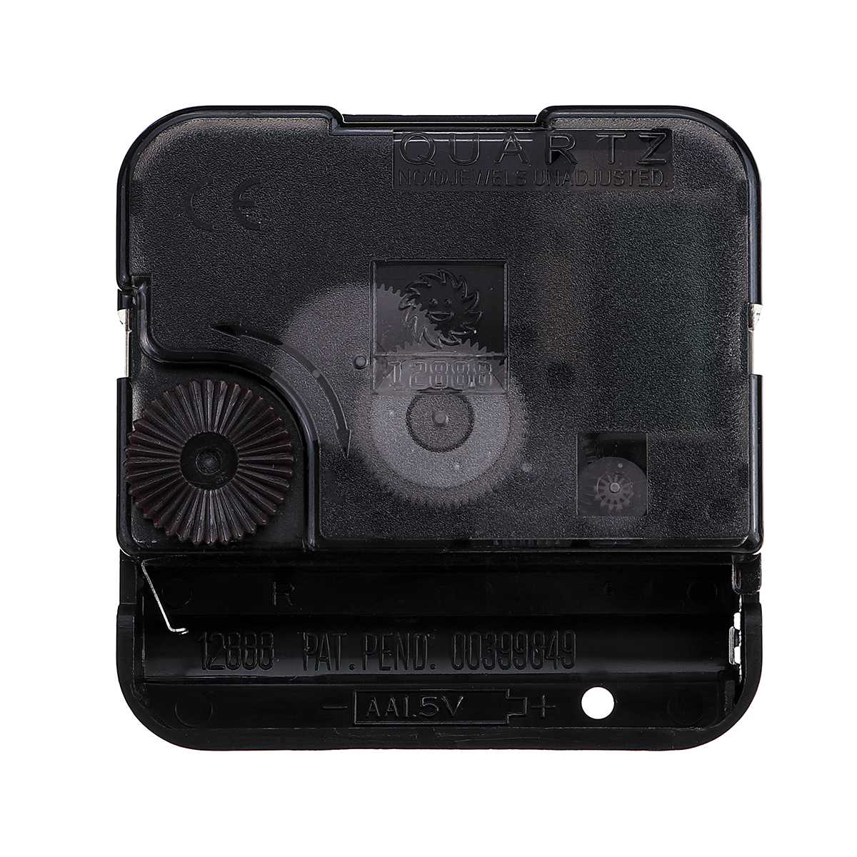 Black Long Hand Quartz Clock Movement Mechanism Motor High Torque Hour Minute Hands DIY Module Kit Accessories