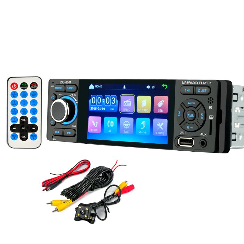 Car Radio 1din 4inch touch screen Autoradio Bluetooth Stereo JSD-3001 12V