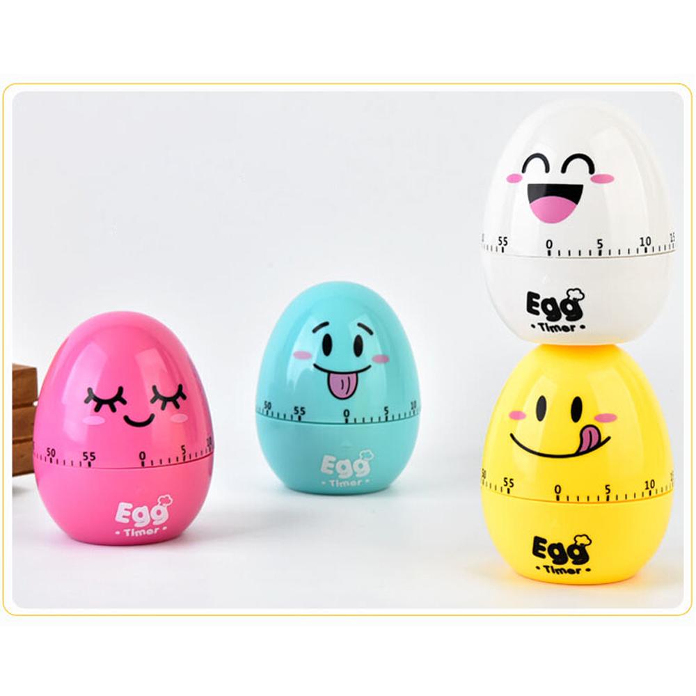Mechanical Kitchen Timer Alarm Clock 60 Minutes Cartoon Egg Shape Kitchen Cooking Egg Timer Reminder minutnik kuchenny 25