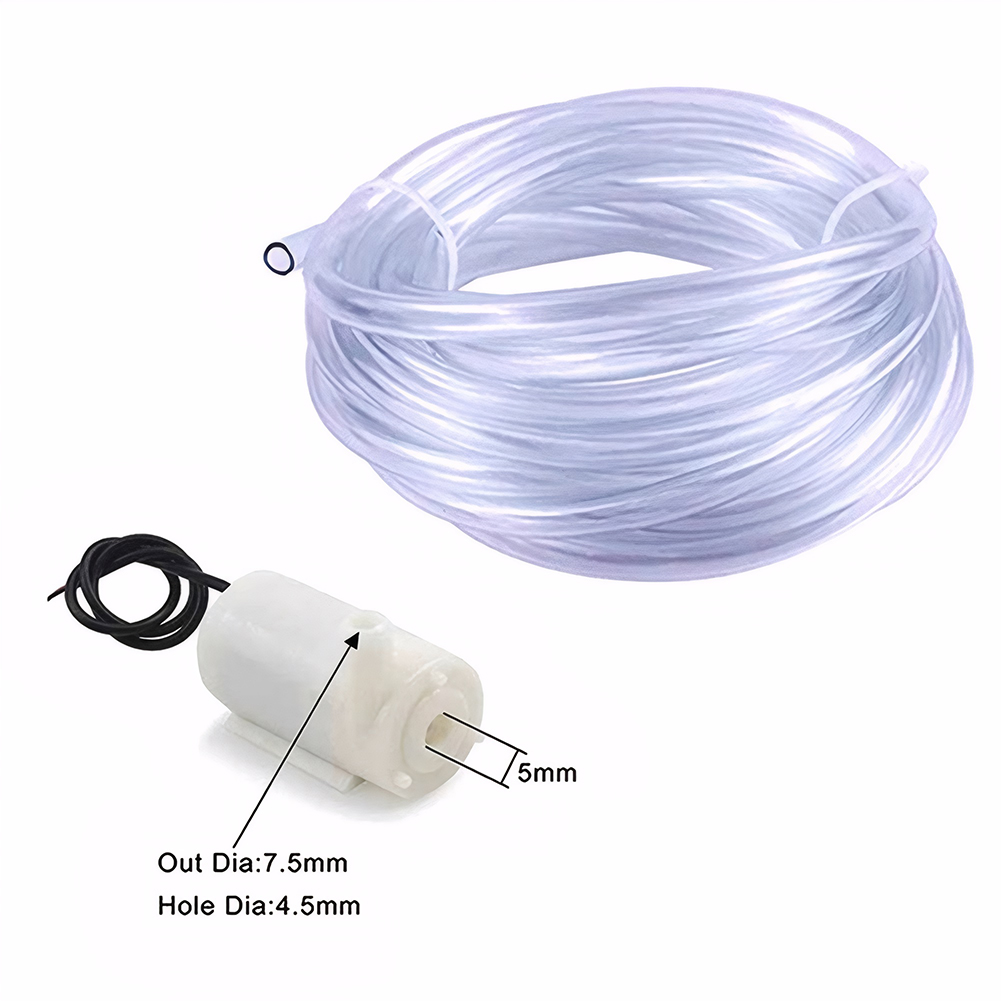 DIY Drip Irrigation System Self Watering DIY Kit 1 Channel 5V Relay Module Automatic Watering Device Water Pump 4M Vinyl Tubing