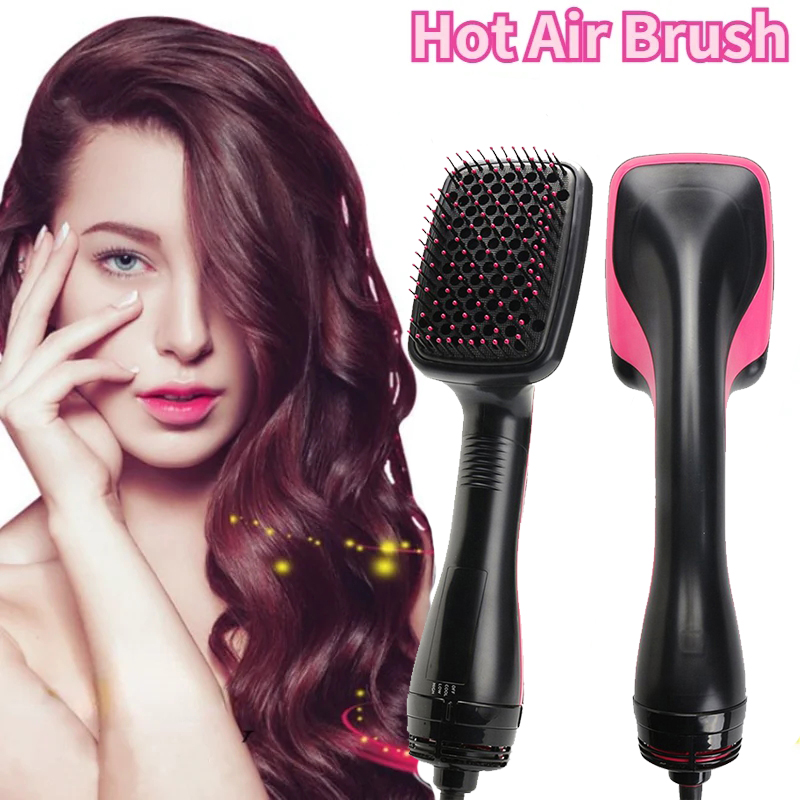 Electric Hair Dryer 3 In 1 Air Comb One Step Hair Dryer And Volumizer Blower Brush Straightening Hairbrush Styling Tool