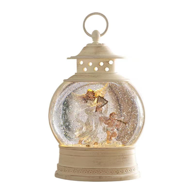 Ballet mermaid angel music box music box eight box crystal ball snow retro birthday put out to send girls