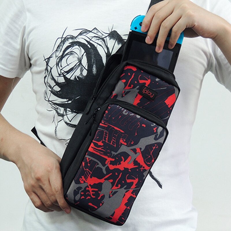 Portable Storage Shoulder Bag Travel Carrying Case for Nintendo Switch/Switch Lite Game Console Accessories