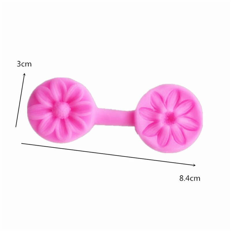 Divers moules de pétale de fleur Silicone | directe, moule à gâteau Fondant, moule de décoration au chocolat, moule de cuisson, outils: 1