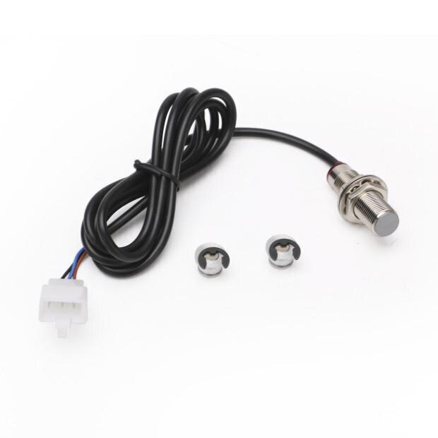 Motorfiets Digitale Atv Kilometerstand Snelheidsmeter Toerenteller Sensor Met Sensor Kabel + Magneet