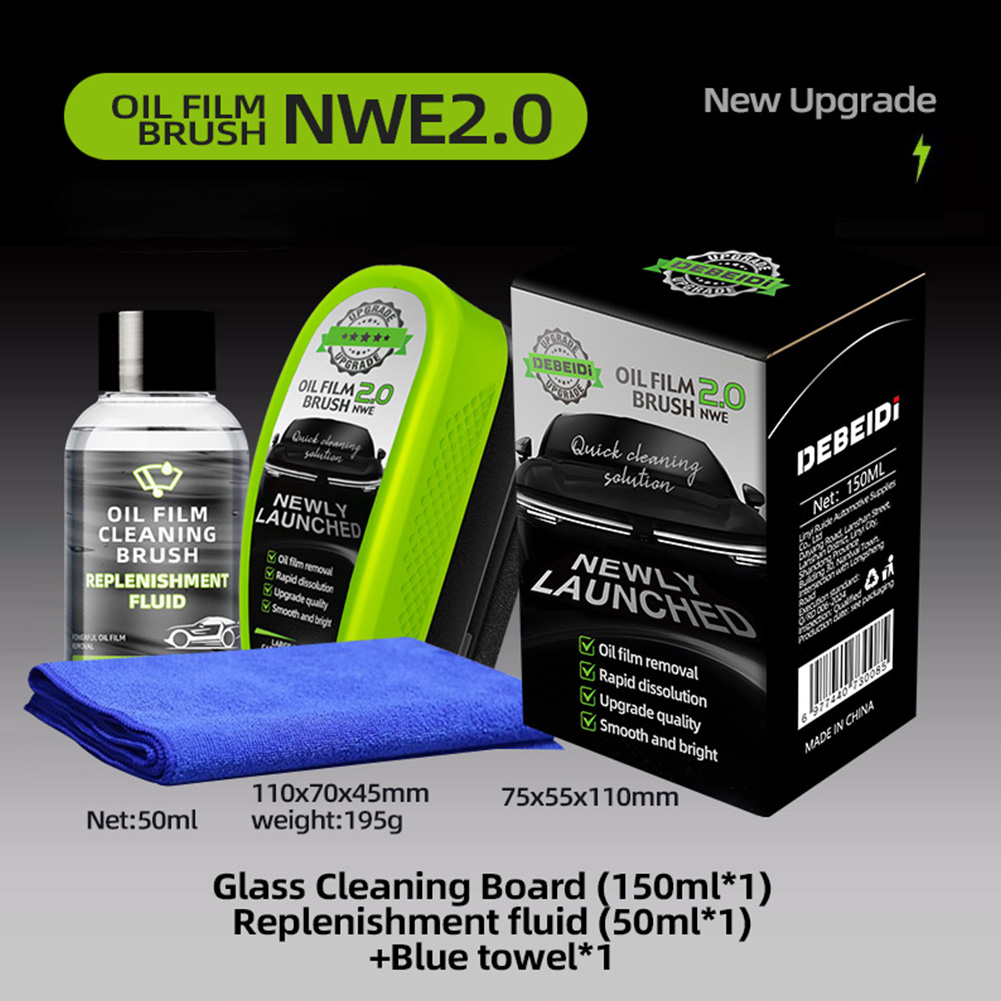 Detergente per vetri clear vision, strumento per la pulizia del parabrezza dell'auto, antiappannamento, impermeabile, universale, per la pulizia dei finestrini dell'auto