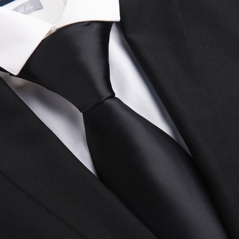 Corbata clásica de 8 cm para hombre a rayas para ceremonia de boda y cita, corbatas formales de de seda sintética con caja de: Color 5