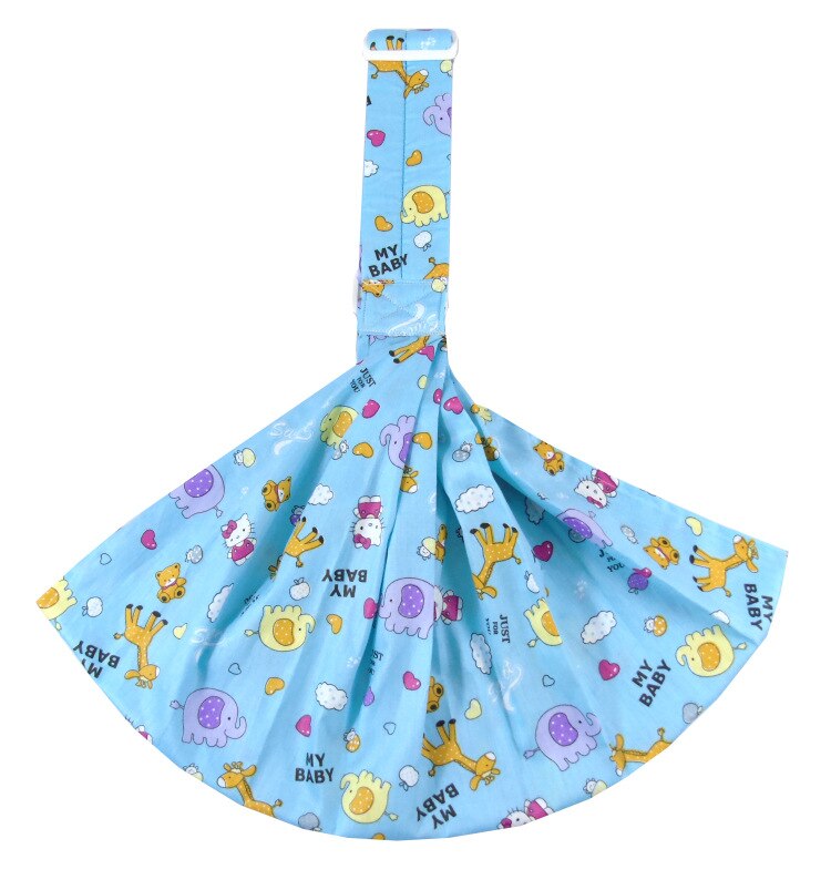 newborn breast feeding sling baby pouch carrier backpack front facing breathable soft infant wrap activity gear carriers pouch: Blue Animal