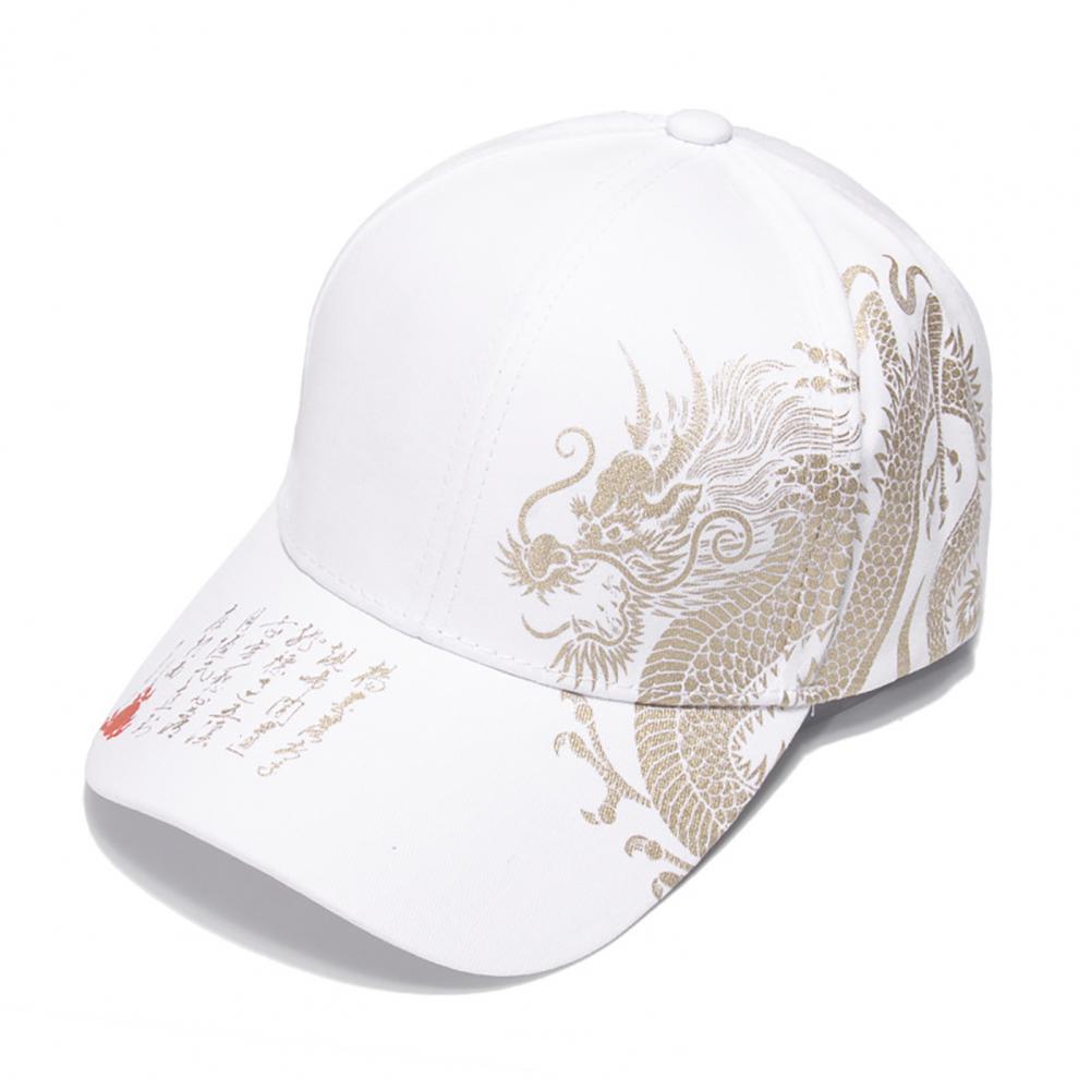 Baseball Hat Font Elements Adjustable Couple Models Chinese Style Baseball Cap for School
