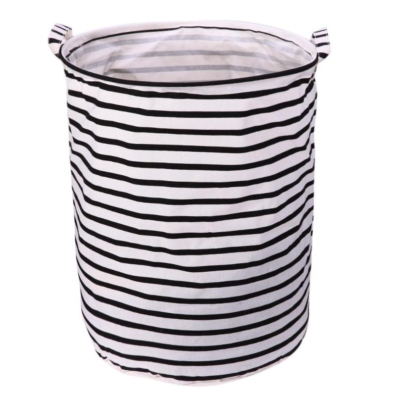 Folding Laundry Storage Basket for Toys Geometry Storage Barrel Standing Clothing Storage Bucket Laundry Organizer Holder Pouch: C