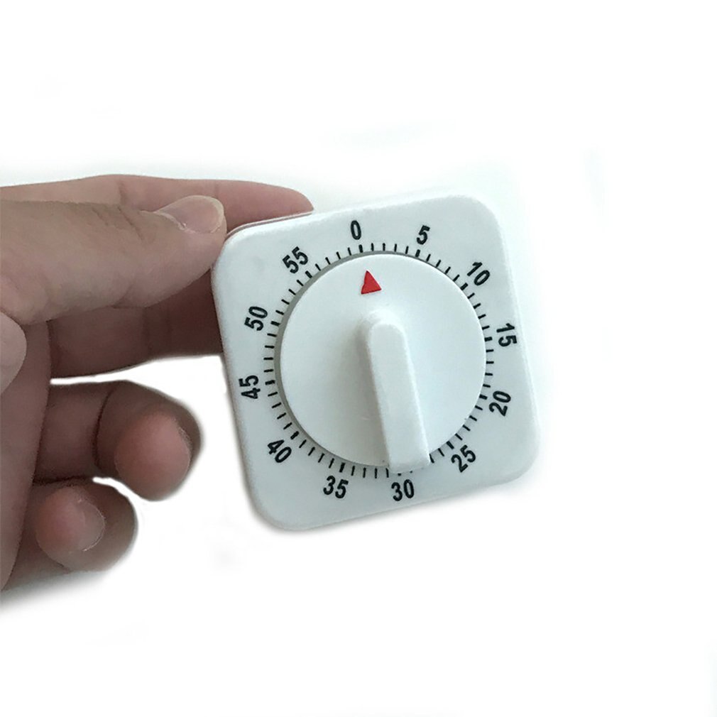 Draagbare 60 Minuten Kookwekker Handmatige Count Down Alarm Herinnering Klok Keuken Mechanische Koken Timer Thuis Bakken Gereedschap