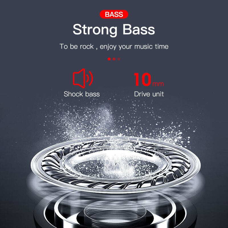 KUULAA Blutooth 5.0 słuchawki słuchawki ręce w samochodzie zestaw bezprzewodowy stereofoniczny HD Mic z mikrofonem dla IPhone Samsung Huawei telefon komórkowy