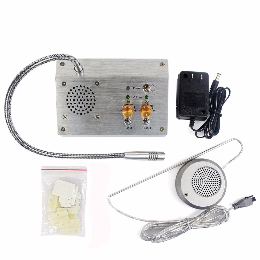 RETEKESS110/220V 2W Dual Way Window Counter Intercom Interphone Speaker System For Securities Company Bank Office Store Station