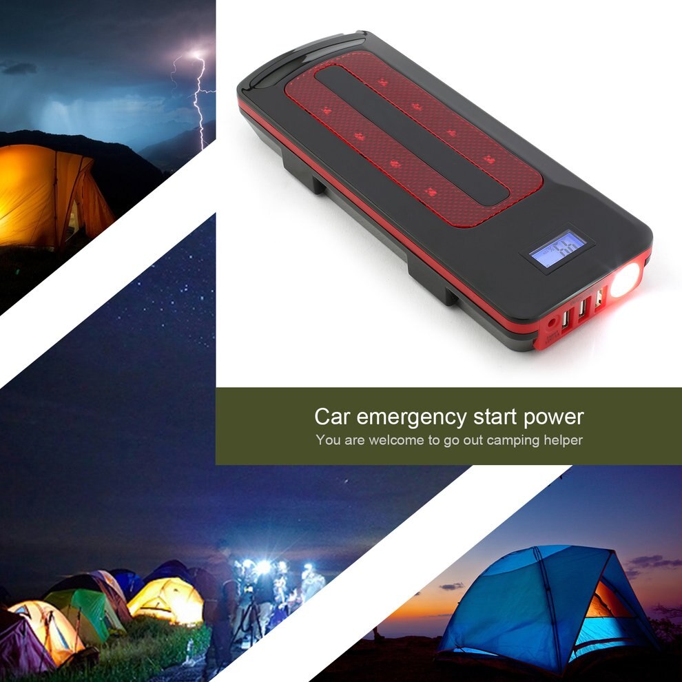 Car Emergency Power Bank Portable Solar Generator for Outdoor and Indoor Use with Portable Handle