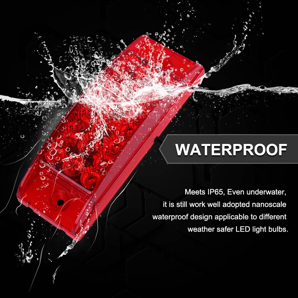 12v High-brightness Led Lights Truck Side Lights High And Low Bright Truck Night Contour Signal Lights