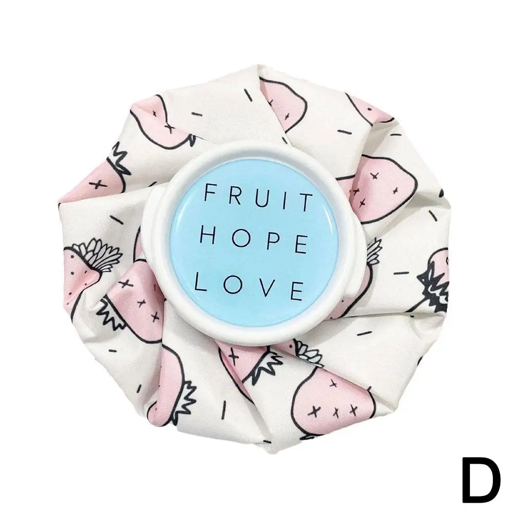 Water Filling Cloth Ice Pack Cartoon Cooling Ice Pack Warmer Knee Pain Head Bottle Ice Relief Water Hand Cold Leg Bag B K2F9: Burgundy