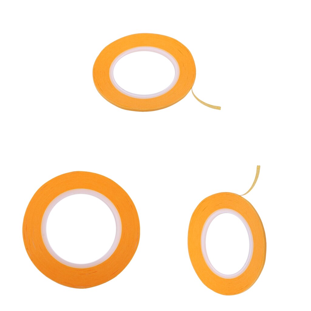 4PCS 20yd 2mm Masking Tape, Extra Sticky Trim Decorative Tape for Modelers, Painters Craft Supplies