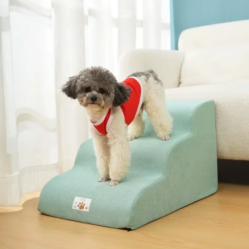 Haustier 2/3 Stufen Treppe Hund/Katze Rampe Leiter Erinnerung Schaum Schwamm Hunde Sofa abnehmbare und waschbare Ausbildung Haustier Rampe Treppen Heimtierbedarf